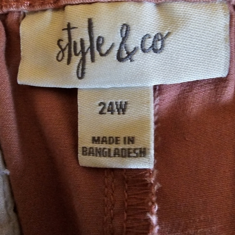 Style & Co Bermuda Shorts Size 24W - Picture 2 of 8